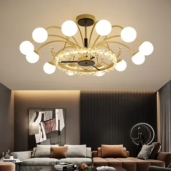 LED-kuldne elu luksus lühter valgustus Põhjamaade kaasaegne minimalistlik valgustus, magamistuba, söögituba klaasist kristall-lühter