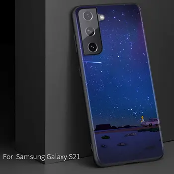 Simpsonid Animatsiooni Samsung Galaxy S20 S21 FE Lite Ultra S10e S8 S9 Plus S7 S6 Serv Silikoonist Must Pehme Telefoni Puhul