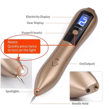 9 level Laser Plasma Pen Mool Eemaldamine Dark Spot Remover LCD-Skin Care Pen Nahk Nibu Sildi Tattoo Eemaldamise Tööriist Ilu Ravi