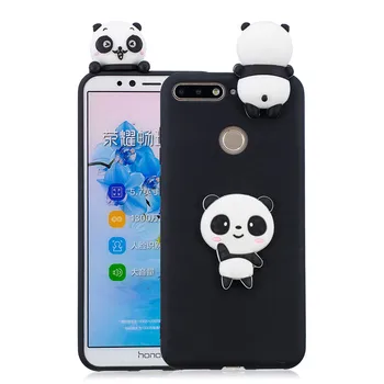 3D Panda Ükssarvik Cactus Silikoon Kate Eest Huawei Honor 8A 8X 8C 8S 9i 10i 7A 7C Pro Au 7S 8 9 10 Lite P Smart 2019 Juhul