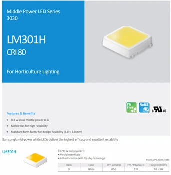 2021 Hiljemalt Samsung LM301H LED QB V4 Juhatuse 3500k 660nm UV-IR,UV-IR sisse ja välja lülitada LED grow light