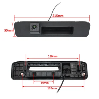 Sõiduki HD Jälgida Fisheye Objektiiv Auto Reverse Backup Trunk Käepide Kaamera Mercedes Benz ML A180 A200 A260 GLA GLC GLE