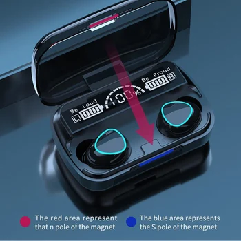 NOKEVAL M10 Bluetooth 5.1 Kõrvaklapid Laadimise Kasti Traadita Kõrvaklappide Stereo Sport Veekindel Earbuds Kõrvaklapid Mikrofoniga