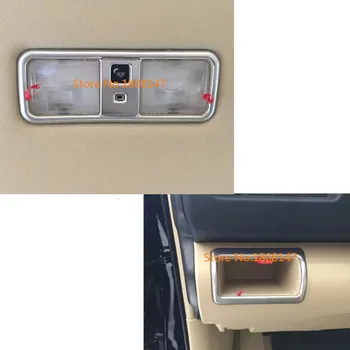 Auto kate detektor pulgad Chrome ABS tagumine loe lugemine kerge lamp+ladustamise kasti trim panel 2tk Toyota Camry 2016 2017