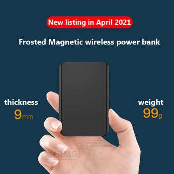 Power Bank Ultra-Õhuke 15W Magnet Traadita Mobiiltelefoni aku Magsafe powerbank Kiire laadija iphone12 xiaomi Samsung