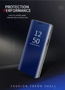 Luksuslik Peegel Vaadata Smart Flip Case For Samsung Galaxy S7 algse Magnetvälja fundas GalaxyS7 S 7 SM G930 G930F Nahast Telefoni Kate