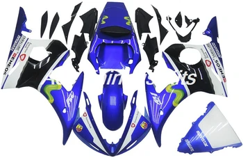 Uus Fairings Komplektid Sobivad Yamaha YZF 600 R6 03 04 05 YZF-R6 2003-2004-2005 ABS Mootorratta Voolundi set Cowling Kohandatud sinine