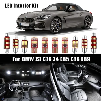Canbus Salongi LED Pirnid BMW Z3 E36 E85 Z4 E86 E89 Kupee Kabriolett Auto LED Interjööri Dome Kaart Pagasiruumi kindalaegas Light Kit