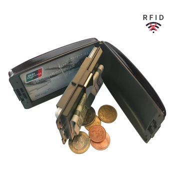 Meeste ID Credit Card Hoidja RFID Anti-Varguse Äri-Tasku Juhul Abimees Rahakott Rahakott J60D