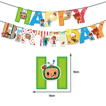 Cocomelon Super JoJo Teema Kids Sünnipäeva Ühekordsed Nõud Set Plaadid Tassi Õhupalli Poisid Baby Shower Pool Kaunistamise Tarvikud