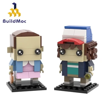 BuildMOC Sci-FiThriller TV Iseloomu Cartoon Movie Arvandmed Võõras Asju Brickheadz Kogumise Mudeli ehitusplokid Mänguasjad Kingitus