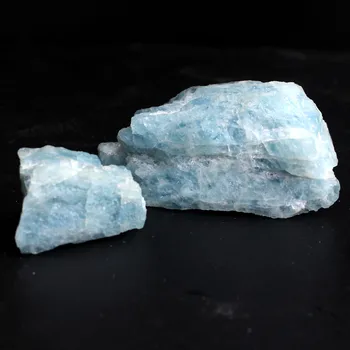 Looduslik Sinine Töötlemata Akvamariin Crystal Töötlemata, Purustatud Kivi Tervendav Isend Mineraal Ehted Diy Kodu Kaunistamiseks Akvaarium