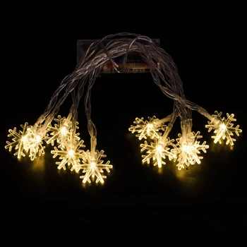 LED lumehelves string valgus aku tüüp pidulik õhkkond dekoratiivlampides Jõulupuu ripats tuled string
