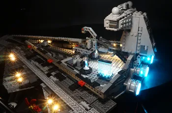 LED Light Set Star War Imperial Super Hävitaja 75055 DIY Mänguasjad Plokid Ei Sisalda Mudel