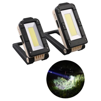LED-töövalgustus COB Kontroll Lamp Magnet Tõrvik USB Laetav COB LED-töövalgustus Auto Garaaž Töökoda Matkamine