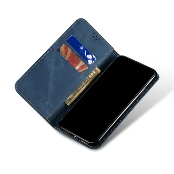 Denim Nahast Juhtudel Xiaomi Redmi Lisa 10 5G 10S Magnet-Raamat Sulgemise Klapp Rahakott Kate Redmi Note10 Pro Kaardi Omanik Kotid
