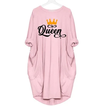 Moe Kuninganna Tähed Print T-Särk Naistele Tasku Top Naiste Harajuku Tshirt Graafiline Tees Naiste Punk Tumblr Camiseta Korea
