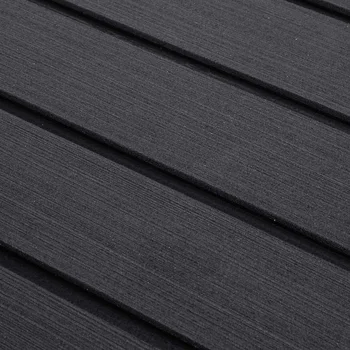 Isekleepuvad EVA Vaht Laudis Leht 2400mm Faux Teak Sünteetiline Paat Marine Flooring Lehed Anti-Skid Pruuni-Halli-Musta Triibuline
