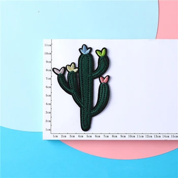 Loominguline Cactus Tikandid Plaaster Soojuse Ülekannet Raud Õmble Plaastrid Riided Riided Dekoratiivsed Kleebised Appliques 47203