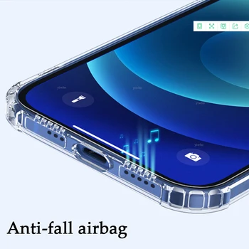 Samsung A21s Juhul Ultra Õhuke Selge Pehmest Silikoonist TPÜ puhul Galaxy A21s A21 S SM-A217F A217F Läbipaistev Tavaline Pehme Kate