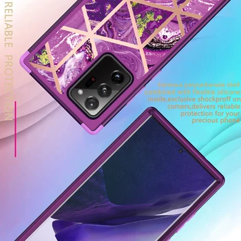 Hard case for iphone 12 pro promax mini 11 X XS 3 in 1 Marmorist põrutuskindel Kate koos ekraani kaitsva juhul 360 Täieliku kaitse