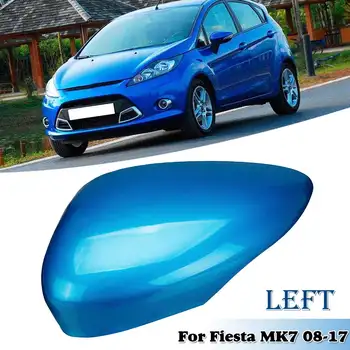 1TK Vasak Tiib Ukse Rearview Mirror Cover Ford jaoks Fiesta MK7 2008 2009 2010 2011 2012 2013 2016 2017