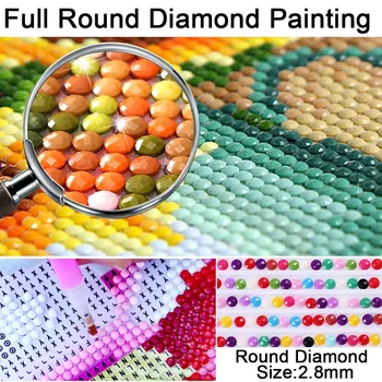 5d Ruut/Ring Diamond Maali Kala Pilt Kive Diamond Mosaiik Müük ristpistes Diamond Tikandid Loomade Seina Deocr