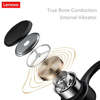 Lenovo X4 Luu Juhtivus Bluetooth-5.0 Sport Kõrvaklapid Veekindel Traadita Stereo Peakomplekt koos Mikrofoniga, Kõrva-konks Kõrvaklappide TWS