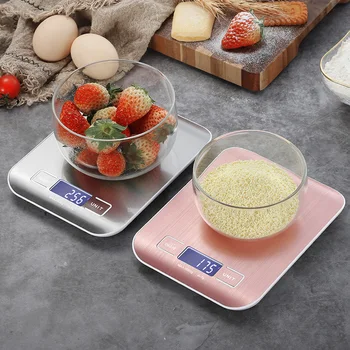 Digitaalne Köök Skaala, LCD Ekraan 1g/0.1 oz Täpne Roostevabast Terasest Toidu Skaala Keetmine, Küpsetamine, kaaluga Elektroonilised Kaalud