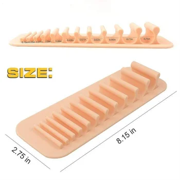 Silikoon kosmeetiline pintsel riidekuivatusrest vannituba hambahari ladustamise rack automaatne adsorptsiooni ladustamise rack Kosmeetika-harja hoidja
