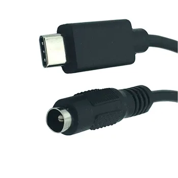 SM 5.5x2.1mm ja 3.5x1.35mm Naine Jack Tüüpi-C USB 3.1 Mees Plug Kaabel DC Pistik Adapter, DC C-Tüüpi Isane, 3A 0,2 M