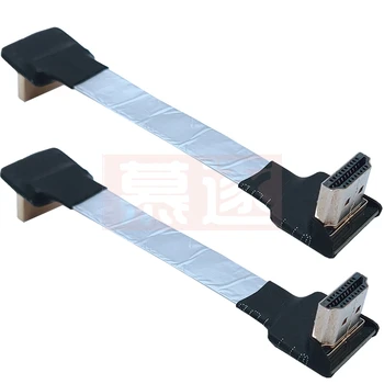 Bänd Flache FPV HDMI-Kabel Mikro-Mini-HDMI-kompatibel 90 Grad Adapter 5cm-80cm FPC pigi 20pin Stecker Stecker