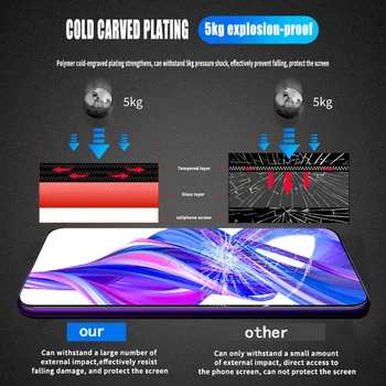 9D kaitseklaas kohta Huawei honor 8X 9X 8C 8S pro Ekraan Kaitsja Au hono 9 8 x c s x8 Täielikult Katta Karastatud Klaasist Film
