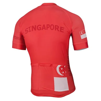 2020. aasta Singapuri Meeskond Meeste lühikesed varrukad jalgrattasõit jersey bike kanda jersey jalgrattasõit riided maillot Tähistaevast