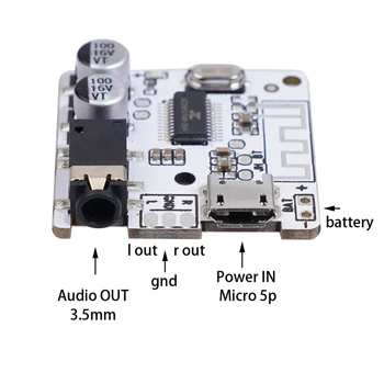 Bluetooth Audio Receiver juhatuse Bluetooth-4.1 mp3 Kadudeta Auto Stereo Võimendi Juhatuse Kõlari Heli Võimendi Juhatus
