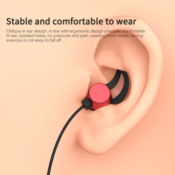 YD08 5.0 Bluetooth Kõrvaklapid Sport Kaelus Magnet Wireless Headset Stereo Earbud Suure Mahutavusega Aku Bluetooth-Peakomplekti