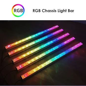 Adresseeritava RGB LED Riba Objektiivi ARGB PC Šassii Kerge Majapidamises Lauaarvuti Juhul Diamond Arvuti Ohutus Osad