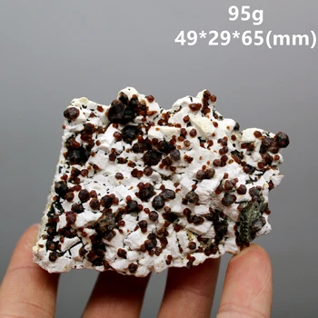 Looduslik Granaat mineraalid isend kivide ja kristallide tervendav kristallid kvarts kivid
