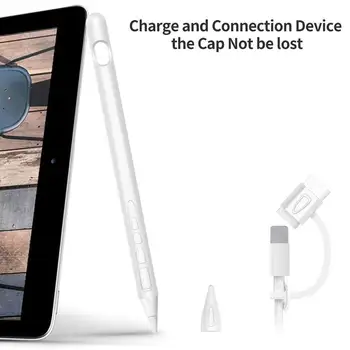 Juhul Pliiats, 1 1. Põlvkond Silikoonist Pehme iPad Ümbris Stylus Kata Kott Kaitsva Pliiats Tabel F3D9