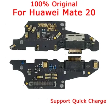 Originaal Aku Port Huawei Mate 20 Mate20 USB-Pistik PCB Dock Connector Flex Kaabel Varuosad Tasu Juhatuse Mate 20