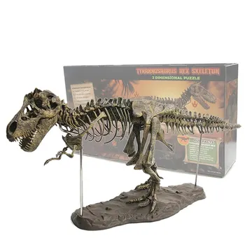 Türannosaurus Rex Skelett Dinosaurus T-Rex Loomade Mudel Mänguasjade Koguja Super Teenetemärgi Õpetamise Tükki ehituskivid