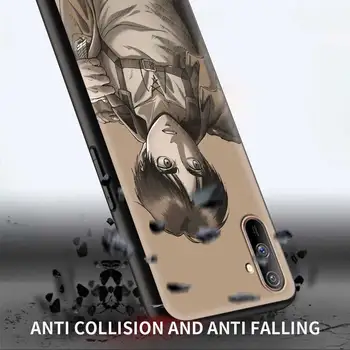 Rünnak titan Anime Telefoni Puhul Realme C3 6 5 7 Pro X50 XT C11 kuni C20, Kaas OPPO A52 A53 A9 Leida X2 Lite Silikoonist Kest