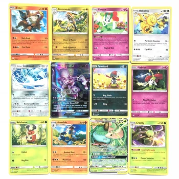 Kaart Mänguasjad 324pcs Pokemon Kaardid Booster Box GX EX Peidetud Saatused Areng Mõõk Kilp Laekuva Trading Card Game Mänguasi Kingitus