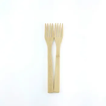 Looduslikust Bambusest Söögiriistad Suppi Lusikaga, Kahvel Õhtusöök Lauanõude Komplekt Köök Tarvikud