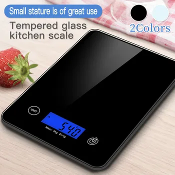 Köök Leibkonna Toidu Küpsetamine Väike 5KG Grammi Kaalu Täpne Lugemine Elektroonilise Skaala Suur LCD Ekraan Selgemaid Näidud c50