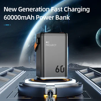 Väljas Power Bank 36W Kaasaskantav 60000 mAh Suure Mahutavusega (Portable Power Bank Mobiiltelefoni Aku Laadija Avarii Toide