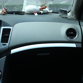1 Tk ABS Hõbedane Auto kindalaegas Teenetemärgi Sisekujundus Katab Kleebise jaoks Chevrolet Cruze Sedaan, Luukpära 2009 - LHD
