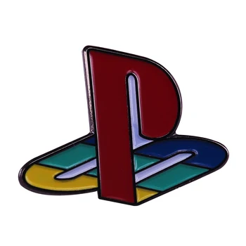 PS1 Konsooli Logo Sõle Stiilne Nerdy Stiilis Uhkus Pin-Ideaalne Kingitus Retro Gamer Meeles!
