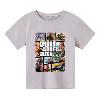 Grand Theft Auto Gta T-Särk kid Street Gta 5 T-Särk poiste ja tüdrukute Tshirts laste riided girl riietus Liiga t-särk