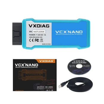 VXDIAG VCX NANO OBD2 Diagnostika Vahend VW volvo Ford Jaoks Mazda GM Toyota Jaoks JLR WIFI/USB-Skanner Programmeerimine
